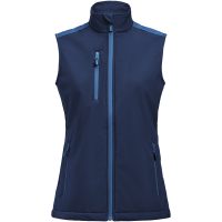Väst Dam Softshell Marinblå/koboltblå Printer PRIME