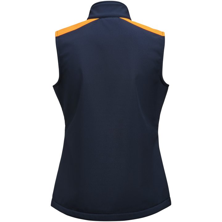 Väst Dam Softshell Marinblå/neonorange Printer PRIME XS – billede 3