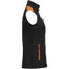 Väst Dam Softshell Svart/orange Printer PRIME XS – miniature 4