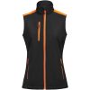 Väst Dam Softshell Svart/orange Printer PRIME XS – miniature 1
