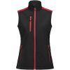Väst Dam Softshell Svart/röd Printer PRIME XS – miniature 2