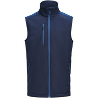 Väst Softshell Marinblå/koboltblå Printer PRIME
