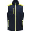 Väst Softshell Marinblå/neongul Printer PRIME s – miniature 1