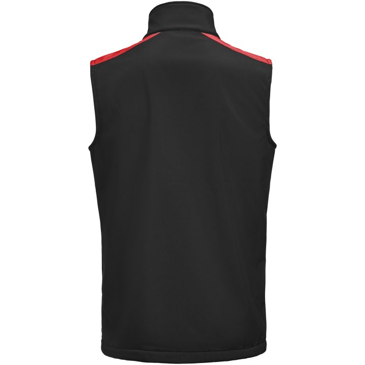 Väst Softshell Svart/röd Printer PRIME s – billede 3