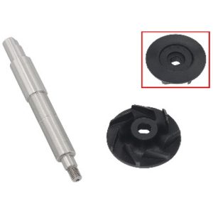 Vattenpumpsaxel med impeller Bronco
