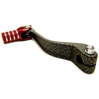 Växelspak, Carbon-mönster/Röd, Derbi Senda Tec-X