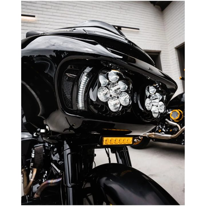 Ventilationsindsatser Led Genesis® 4 Dynamic Til Road Glide® Røg/Sort CUSTOM DYNAMICS Ventilindsats – billede 3
