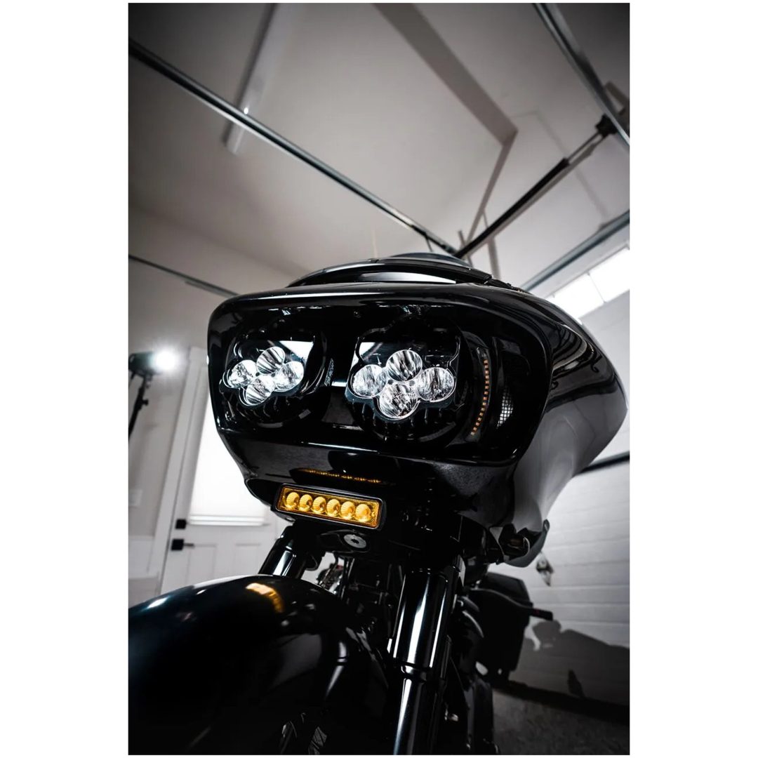 Ventilationsindsatser Led Genesis® 4 Dynamic Til Road Glide® Røg/Sort CUSTOM DYNAMICS Ventilindsats – billede 5