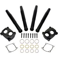 Ventilløfterdæksel Kit Low-Profile Billet Sort JIMS