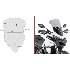 Vindafviser D7406S Fumè Givi