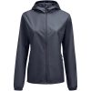Vindjacka Dam Grab Marinblå Printer RED XS – miniature 1