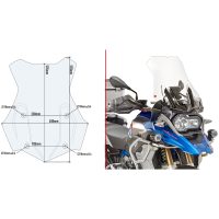 Vindskærm 5124DT Transparent Givi