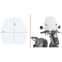 Vindskærm D1155ST Transparent Givi