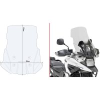 Vindskærm D3117ST Transparent Givi