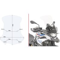 Vindskærm D5127ST Transparent Givi