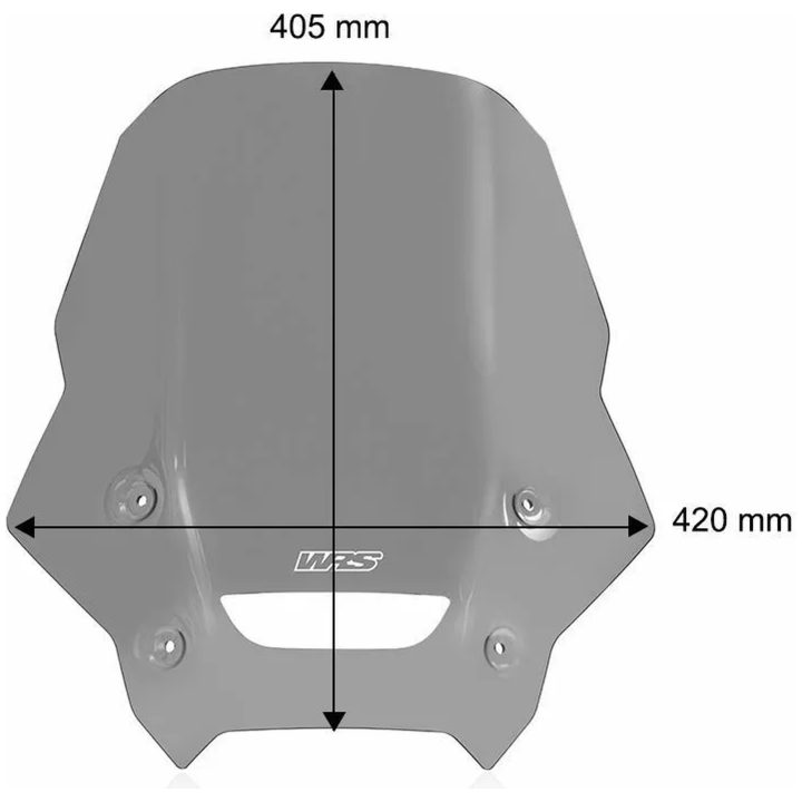 Vindskærm Dual Purpose Røget WRS – billede 3
