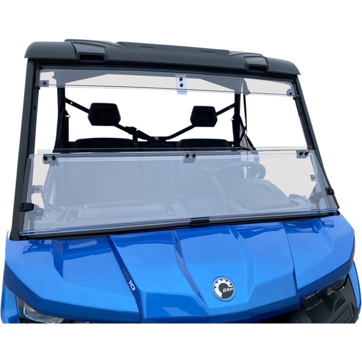 Vindskærm Full Folding Klar Polycarbonate MOOSE RACING – billede 2