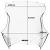 Vindskærm Klar Dual Purpose WRS Vindrude – miniature 3