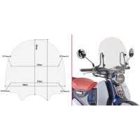 Vindskærm Modelspecifik Givi