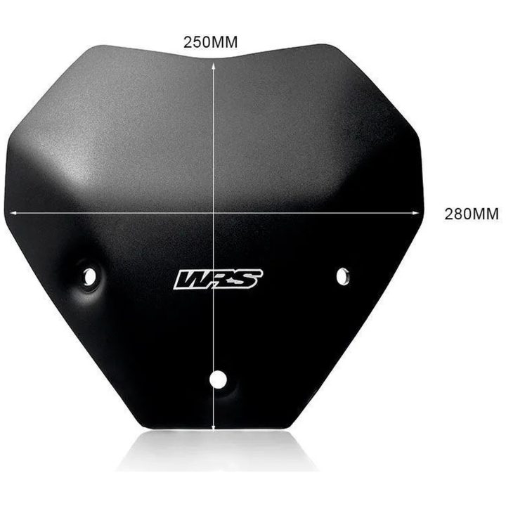 Vindskærm Naked Bike Matsort WRS – billede 5