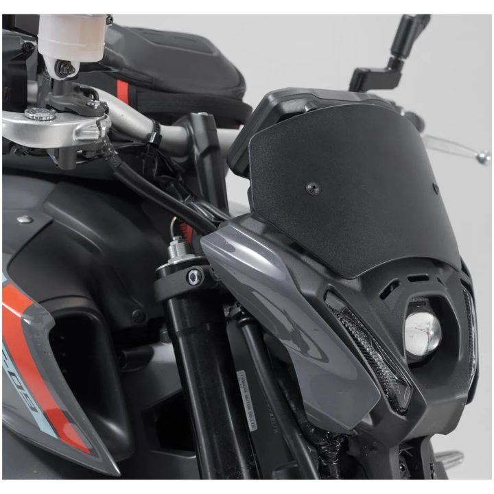 Vindskærm Naked Bike Sort SW-MOTECH Vindrude – billede 5