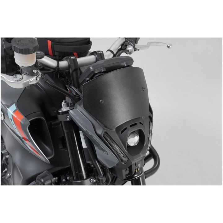 Vindskærm Naked Bike Sort SW-MOTECH Vindrude – billede 2