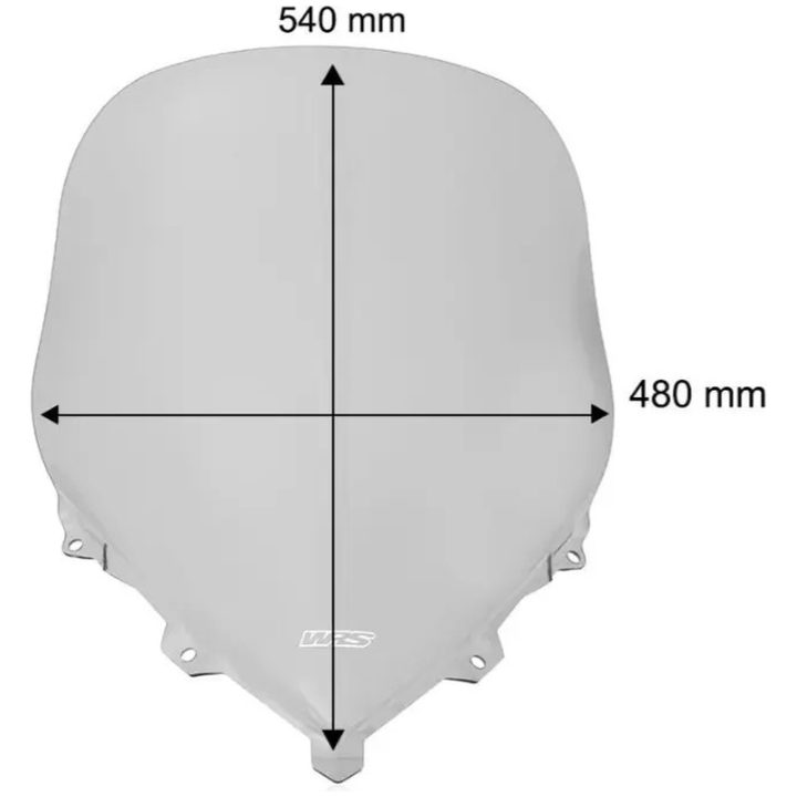 Vindskærm Røget WRS – billede 8