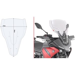 Vindskærm Spoiler Transparent Givi