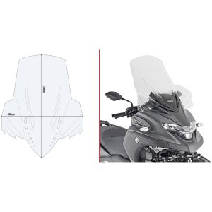 Vindskærm Spoiler Transparent Givi