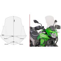 Vindskærm Transparent Givi