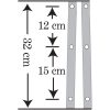 Vindskærme Erstatning til Harley-Davidson 38 CM (15") MEMPHIS SHADES 15 tommer Roadking Clear – miniature 3