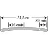 Vindskærme Erstatning til Harley-Davidson 38 CM (15") MEMPHIS SHADES 15 tommer Roadking Clear – miniature 7