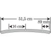 Vindskærme Erstatning til Harley-Davidson 43 CM (17") MEMPHIS SHADES Klar – miniature 7
