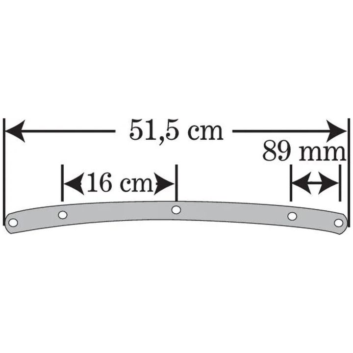 Vindskærme Erstatning til Harley-Davidson 43 CM (17") MEMPHIS SHADES Klar – billede 7