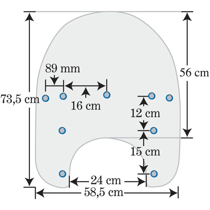 Vindskærme Erstatning til Harley-Davidson 43 CM (17") MEMPHIS SHADES Klar – billede 8