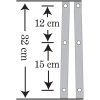 Vindskærme Erstatning til Harley-Davidson 48,5 CM (19") MEMPHIS SHADES Klar – miniature 3