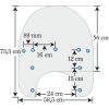 Vindskærme Erstatning til Harley-Davidson 48,5 CM (19") MEMPHIS SHADES Klar – miniature 8