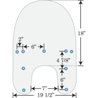 Vindskærme Erstatning til Harley-Davidson 48,5 CM (19") MEMPHIS SHADES