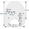 Vindskærme Erstatning til Harley-Davidson 53,5 CM (21") MEMPHIS SHADES Klar – miniature 6