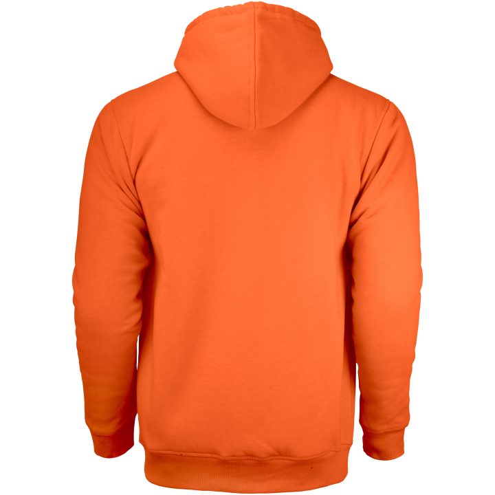 Vintage Hættetrøje Foret 5154 Technical Orange/Mørkegrå Jobman XXXL – billede 3