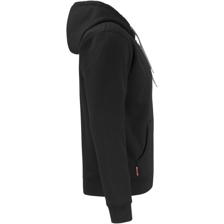 Vintage Hættetrøje Foret 5155 Technical Sort/Mørkegrå Jobman XXXL – billede 3