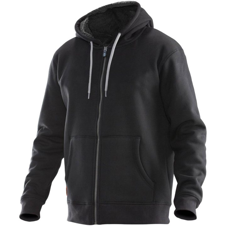 Vintage Hættetrøje Foret 5155 Technical Sort/Mørkegrå Jobman XXXL