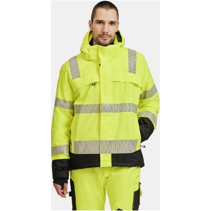 Vinterbyxa 2235 Varselgul Svart Varsel gul/svart Jobman – billede 10