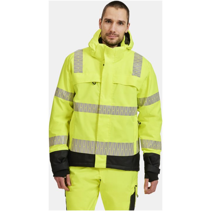 Vinterbyxa 2235 Varselgul Svart Varsel gul/svart Jobman – billede 13