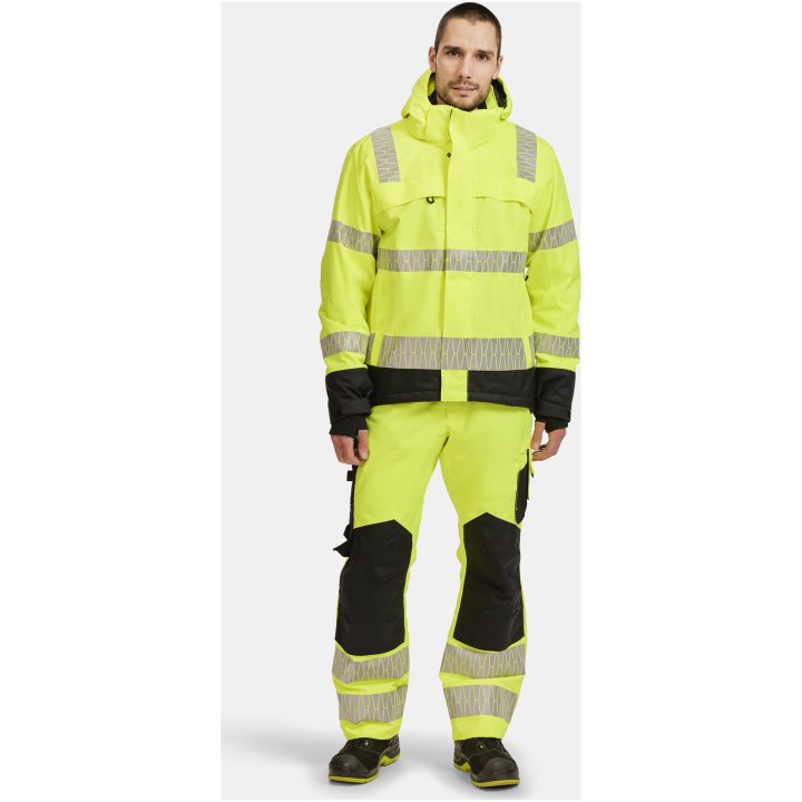 Vinterbyxa 2235 Varselgul Svart Varsel gul/svart Jobman – billede 5