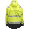 Vinterjacka 1235 Varsel Gul Svart Jobman – miniature 4