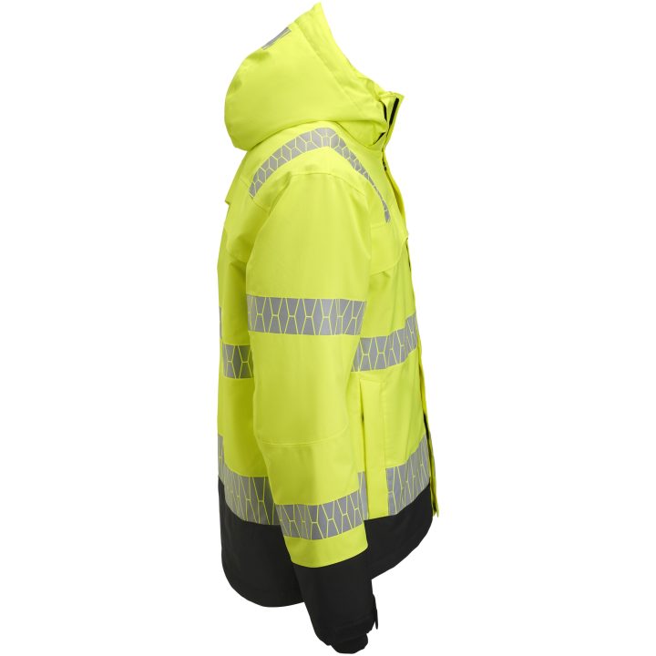 Vinterjacka 1235 Varsel Gul Svart Jobman – billede 5
