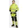Vinterjacka 1235 Varsel Gul Svart Jobman – miniature 8