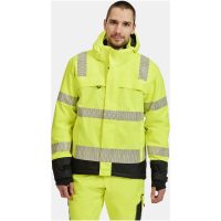 Vinterjacka 1235 Varsel Gul Svart Jobman