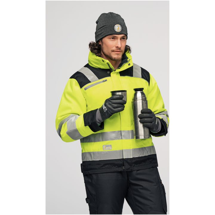 Vinterjakke Star Varsel 1347 Technical Gul/Navy Jobman XXXL – billede 6